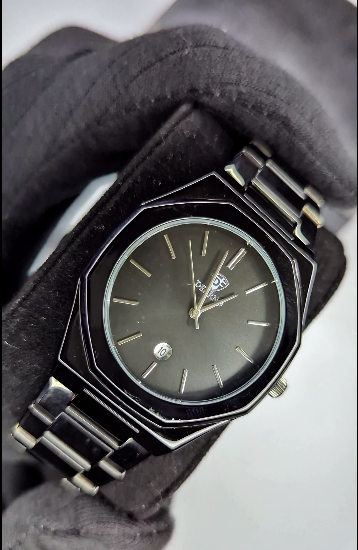 Raven Black Chain Watch For Men