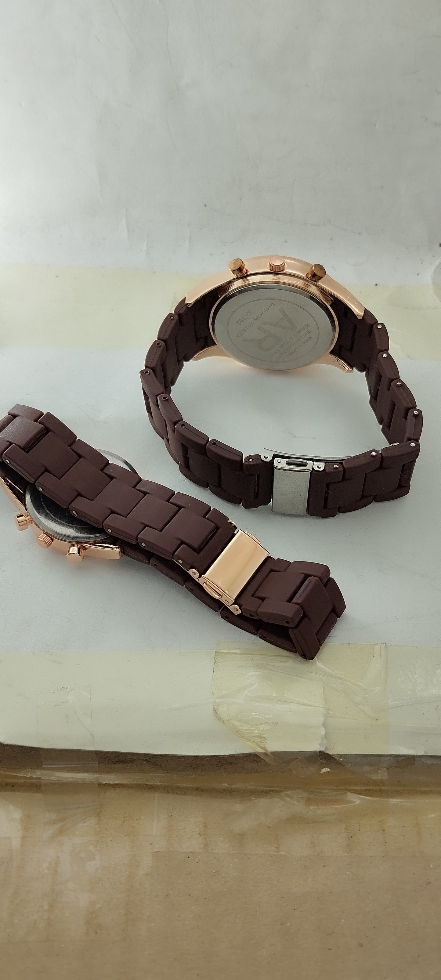 Matte Brown EA-Branded Pair Watch For Two