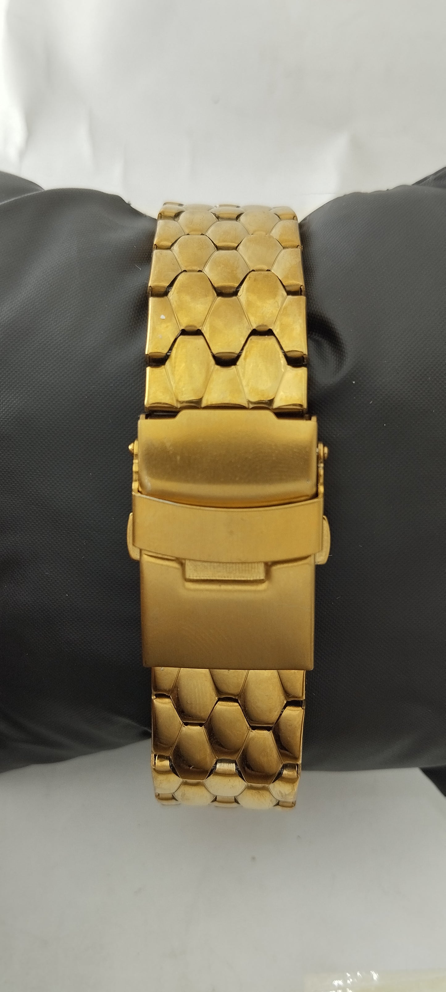 Gold RDO-Branded Black Dial Chain Watch For Men