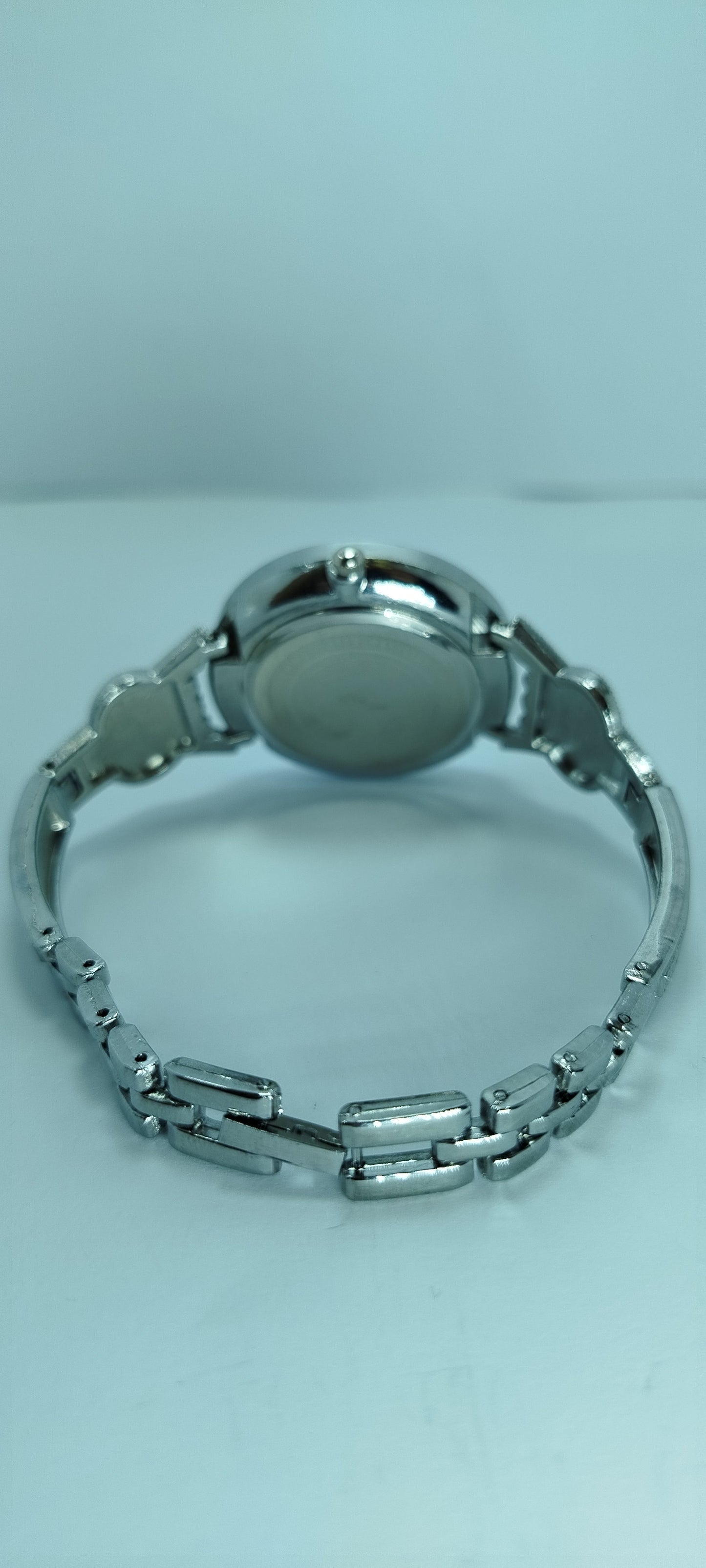 Sparkling Silver Diamond Watch For Women