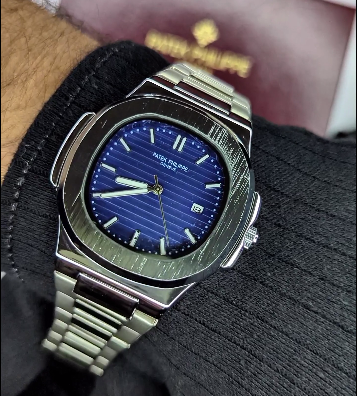 Blue Dial PP Chain Watch For Men