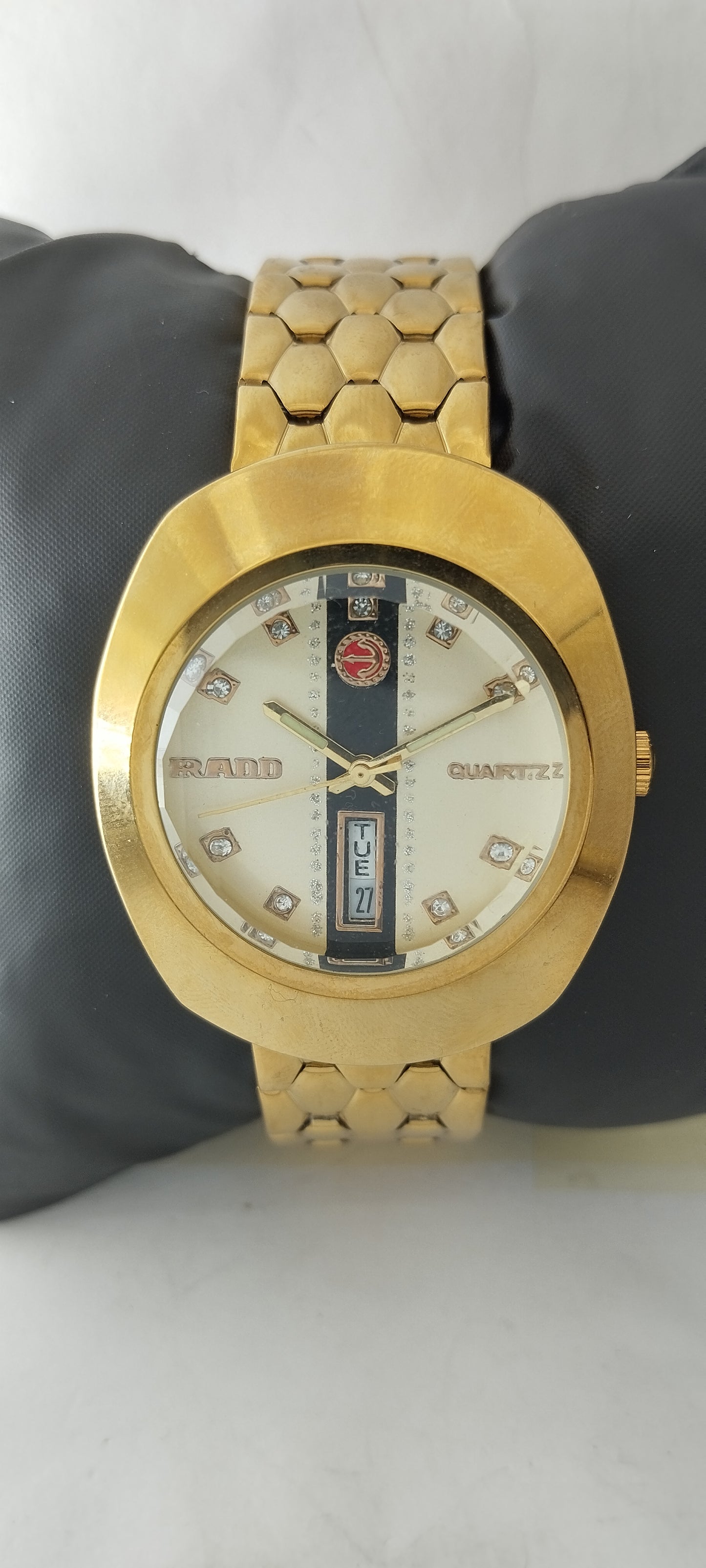 Gold RDO-Branded Gold Dial Chain Watch For Men