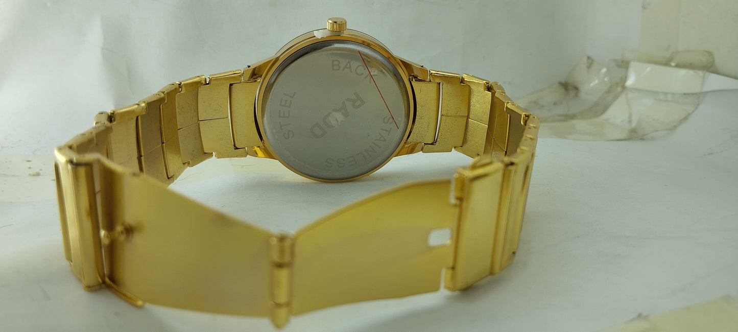 Gold RDO-Branded Watch For Men