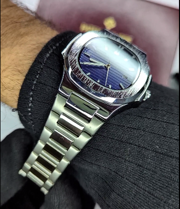 Blue Dial PP Chain Watch For Men