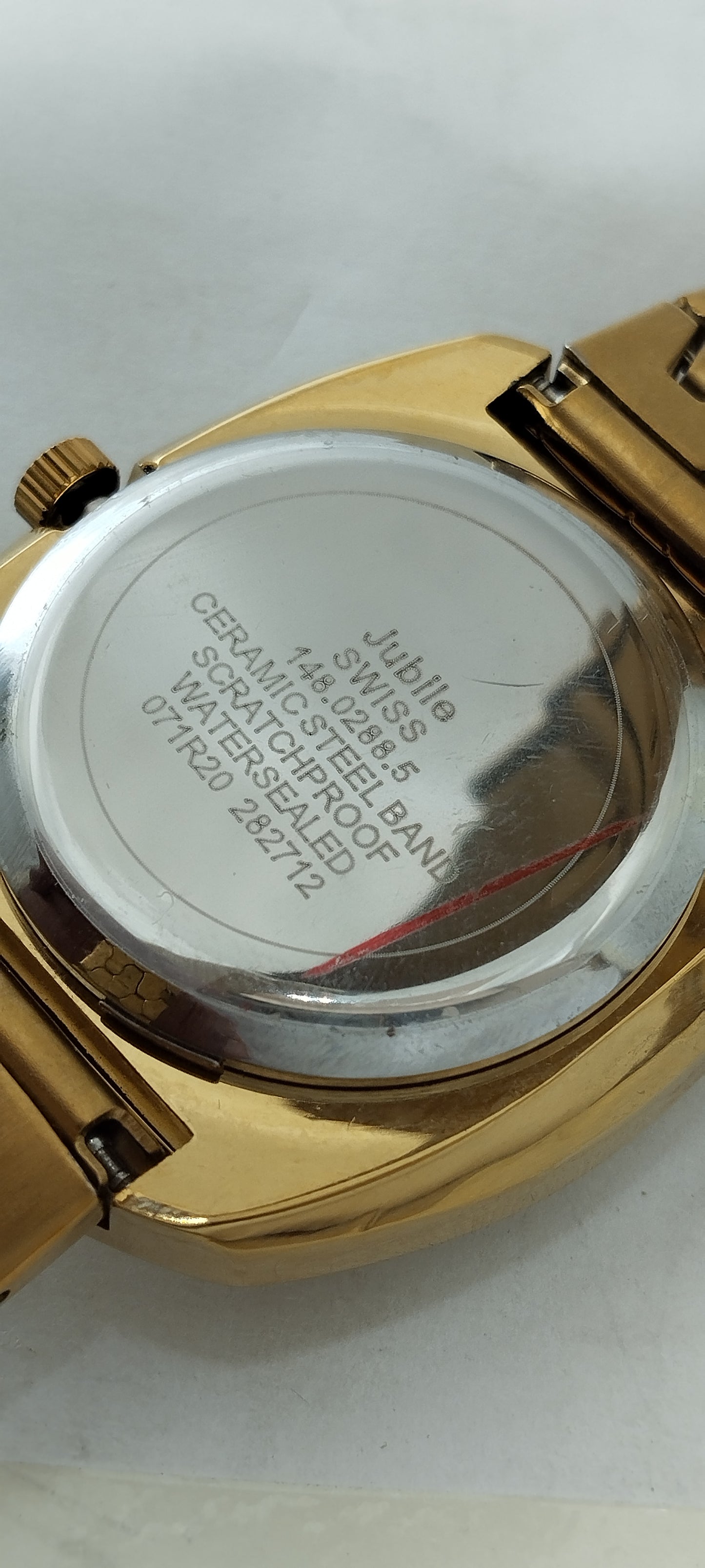 Gold RDO-Branded Gold Dial Chain Watch For Men