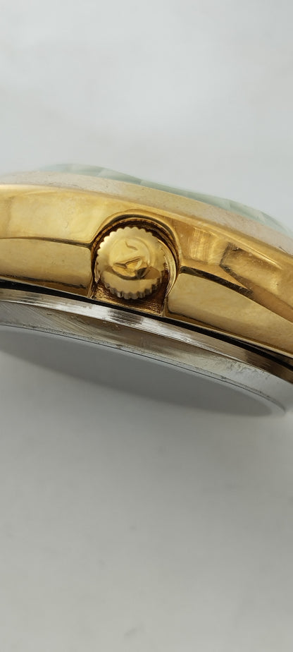 Gold RDO-Branded Gold Dial Chain Watch For Men