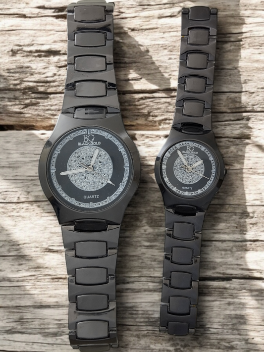 Black Pair Watch For Two