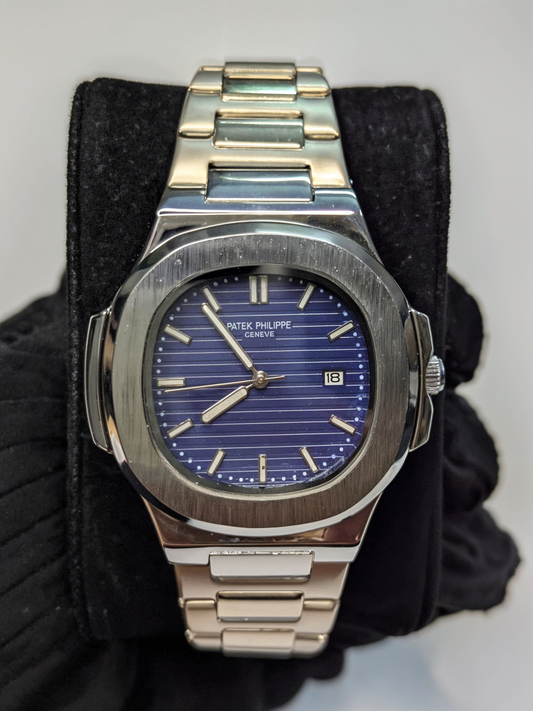 Blue Dial PP Chain Watch For Men