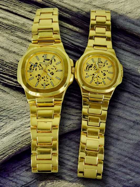 Gold PP Pair Watch For Two