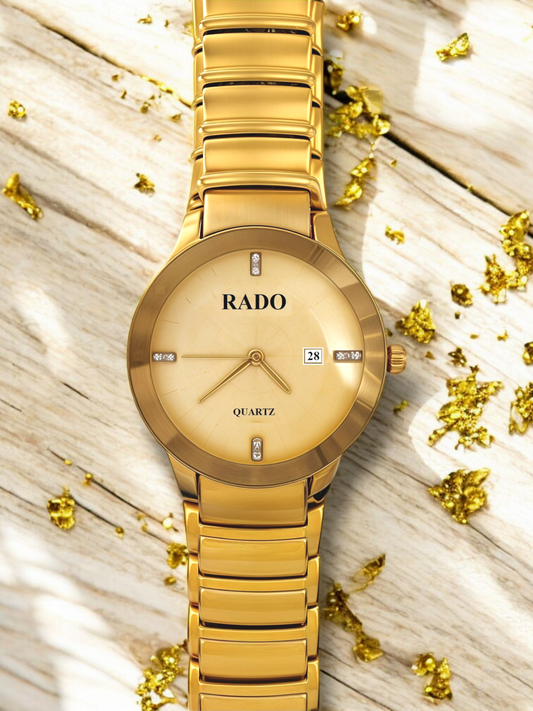 Gold RDO-Branded Watch For Men
